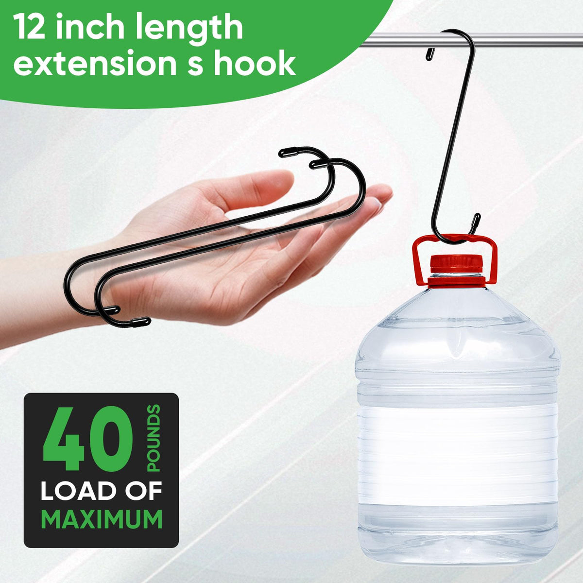 HiGift easy-to-use extender hooks require no drilling.