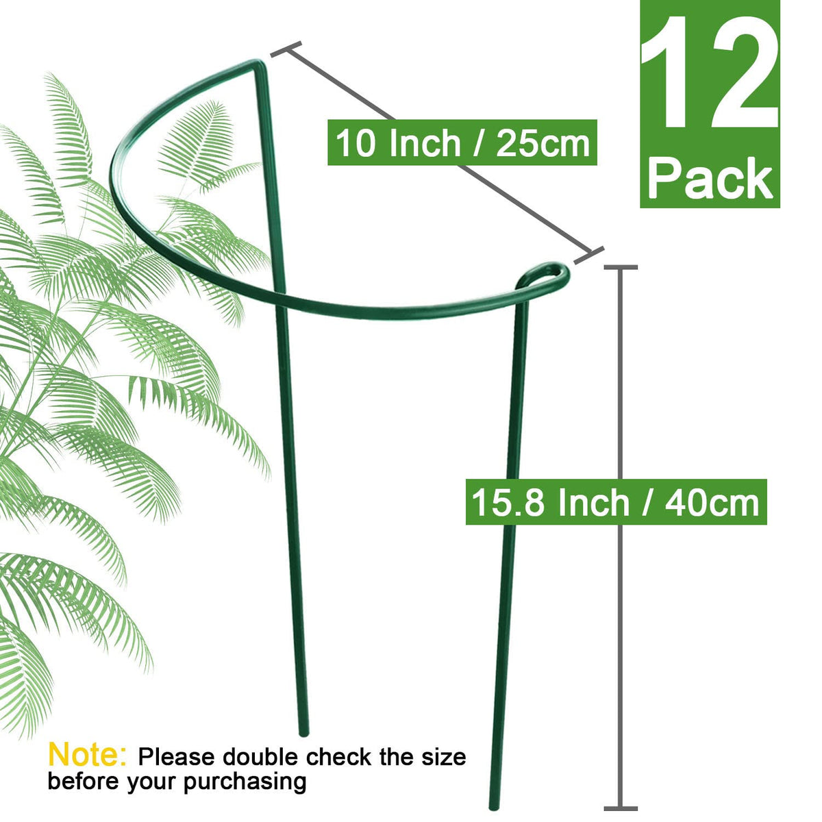 HiGift garden cage supports roses and hydrangeas with a durable ring design.
