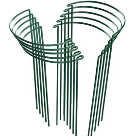 HiGift half-circle plant support assembly secures growing plants with a simple two-piece setup.