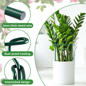 HiGift half-round design keeps plant bases tidy and upright.