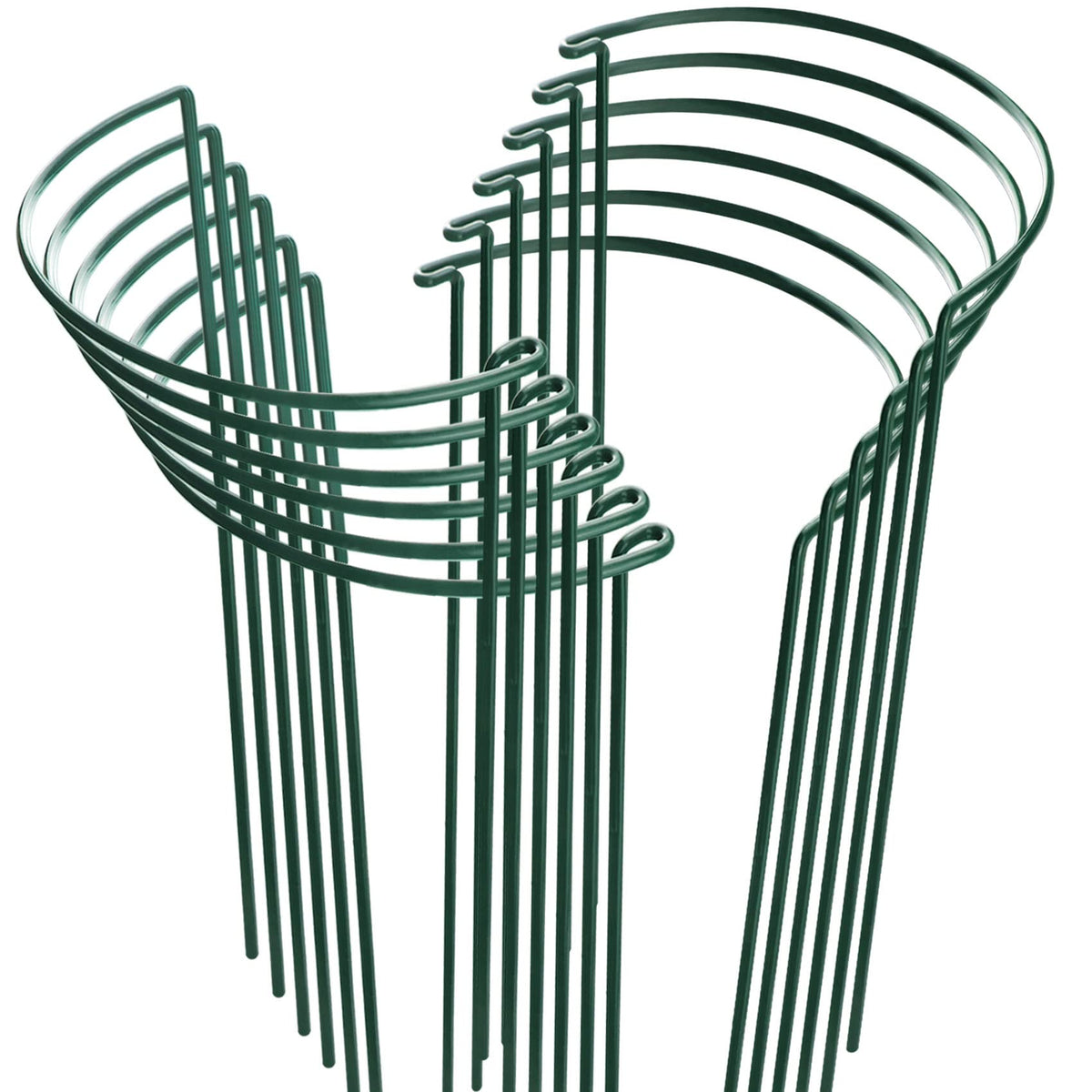 HiGift half-round plant stake, 10in wide by 15.8in high, ideal for tall indoor plants.