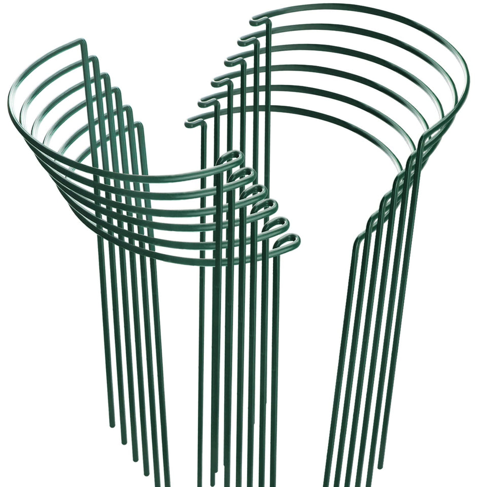 HiGift half-round plant stake, 10in wide by 15.8in high, ideal for tall indoor plants.