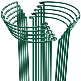 HiGift half-round stake 24inch side view supports tall plants discreetly
