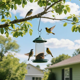 HiGift eight-pack S hooks ideal for bird feeders and wind chimes.
