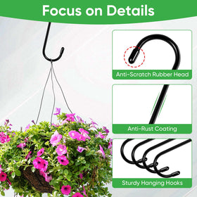 HiGift versatile S hooks for indoor and outdoor use.