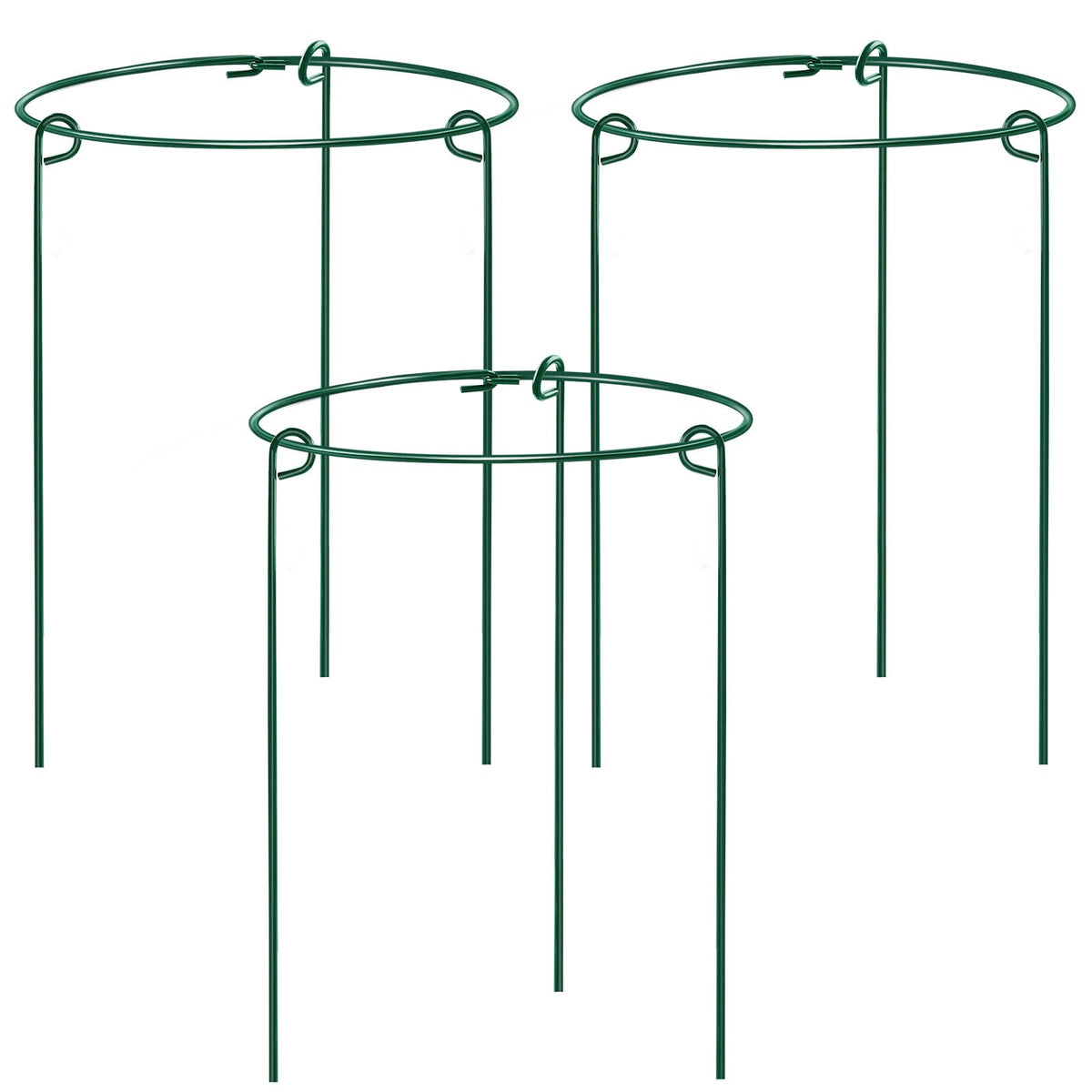 HiGift Peony Cages ground stake assembly provides stable outdoor support.