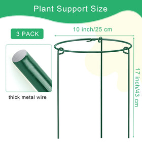 HiGift Peony Cages three-set pack keeps garden tidy and saves space.