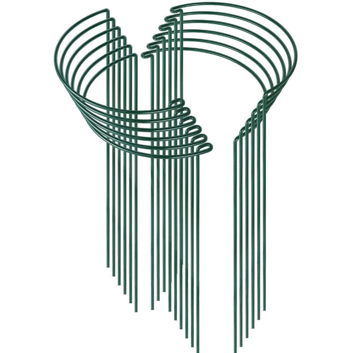 HiGift plant stake 10x24 supporting tall blooms indoors and outdoors with sturdy metal construction.