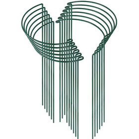 HiGift plant stake 10x24 supporting tall blooms indoors and outdoors with sturdy metal construction.