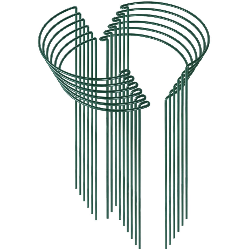 HiGift plant stake 10x24 supporting tall blooms indoors and outdoors with sturdy metal construction.