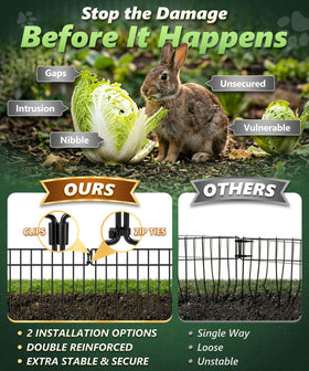 HIHADUUM edging fence border protecting garden beds and paths