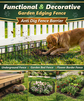 HIHADUUM pet-dig protection fence reducing under-fence access