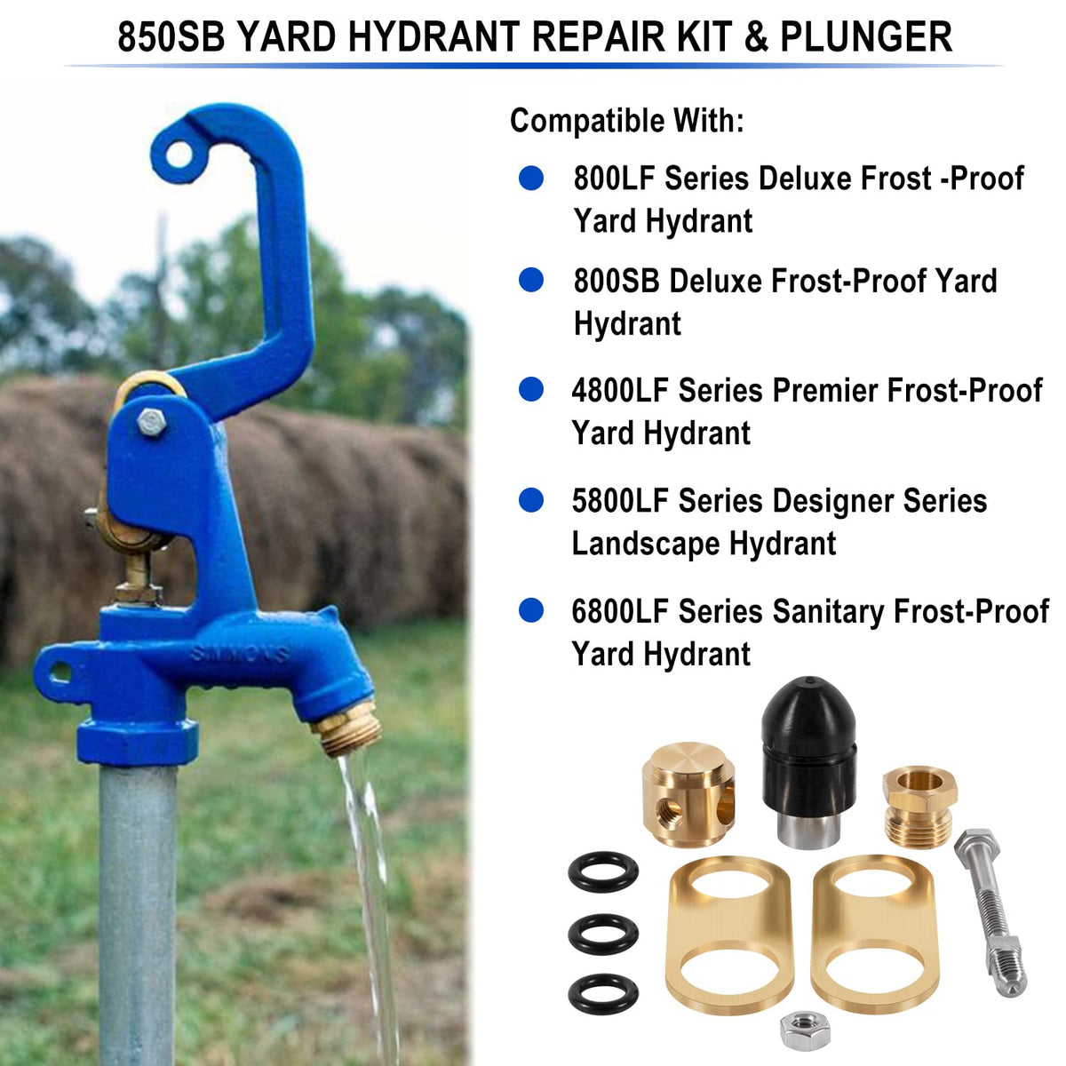 Hihitomorrow 850 Sb brass links in repair kit for durable seals
