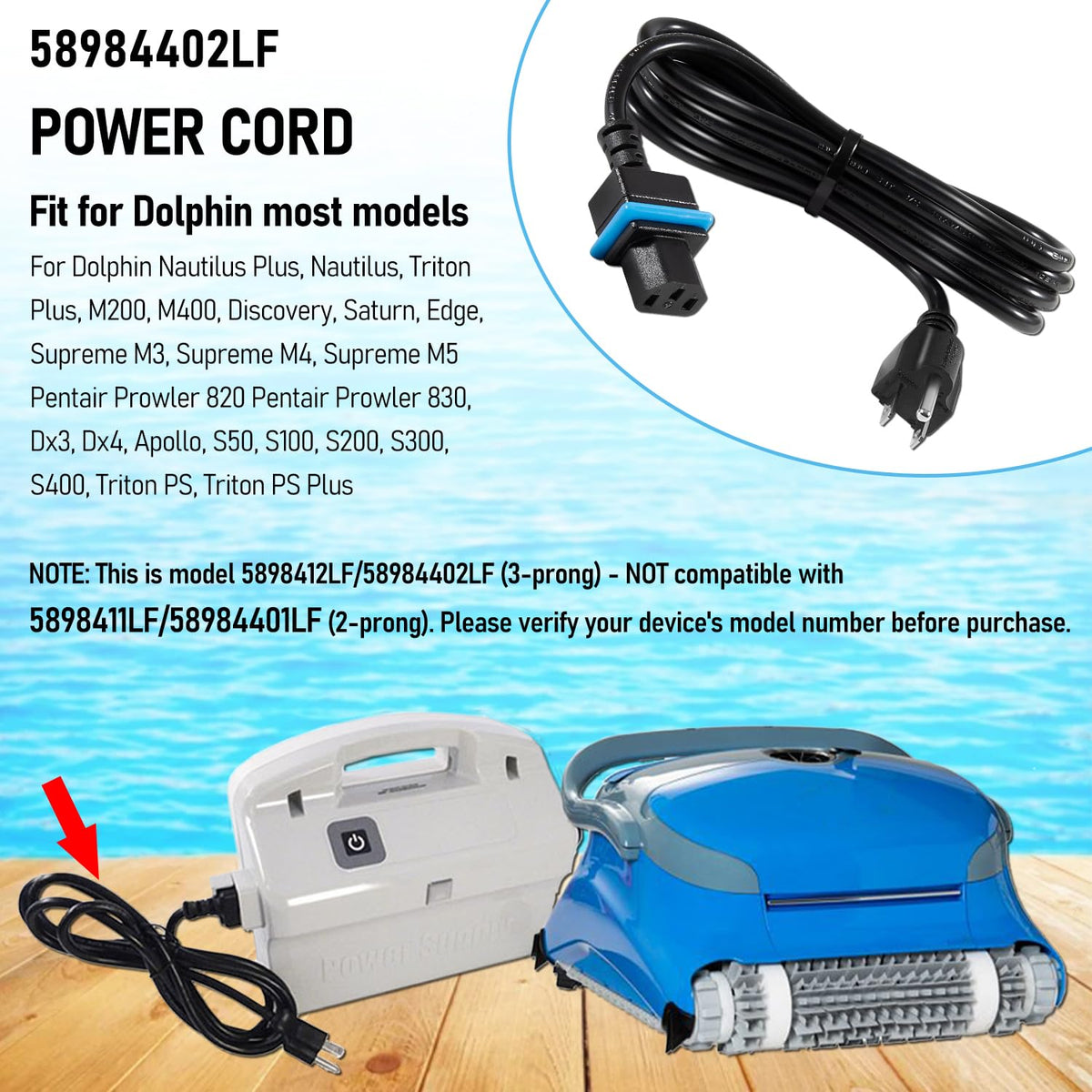 Hihitomorrow Dolphin cord seal blue seal detail for secure power connection