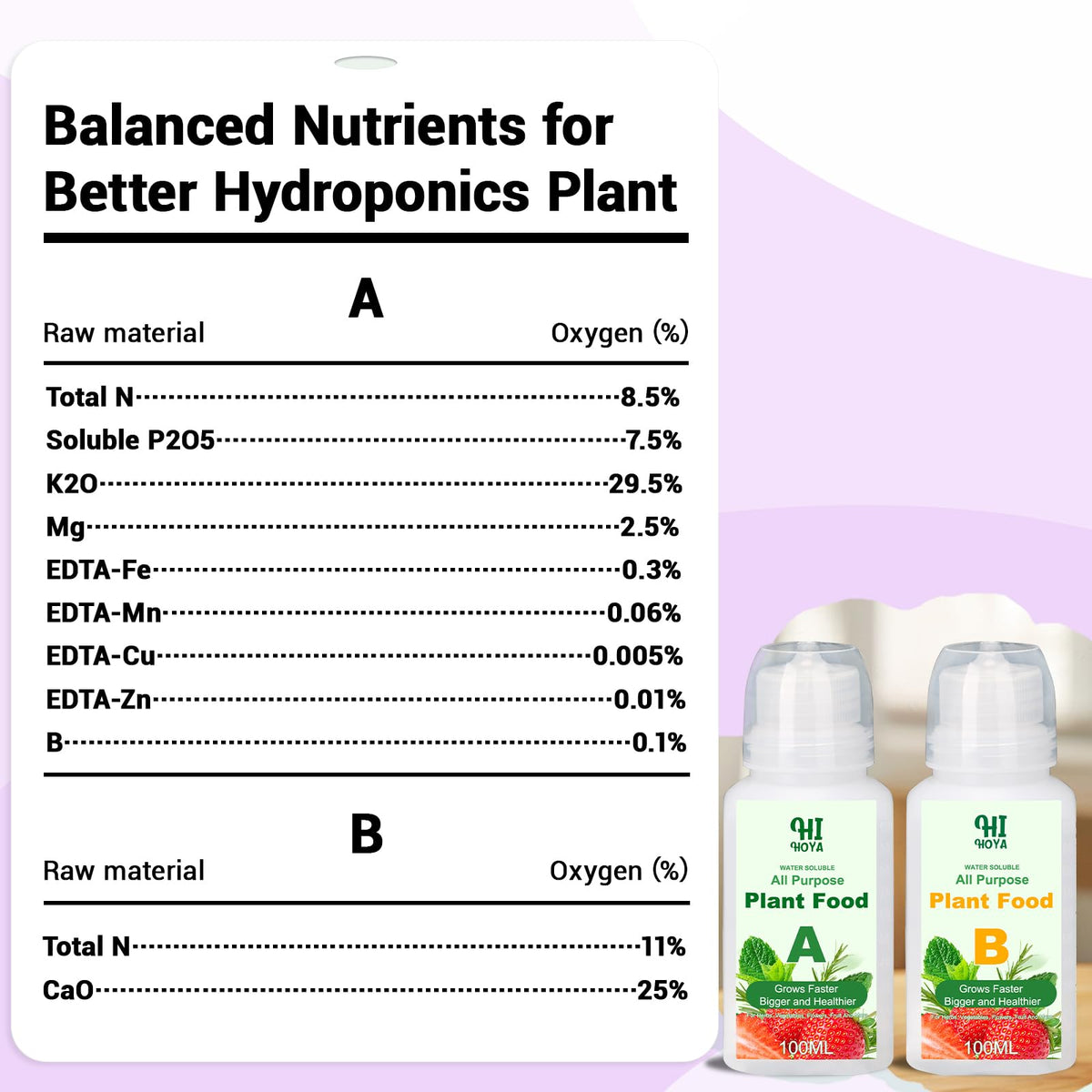 HiHOYA flower seed varieties showcase color options for indoor gardens.