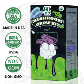 HiHOYA grow tent enabling stable indoor mushroom cultivation year round.