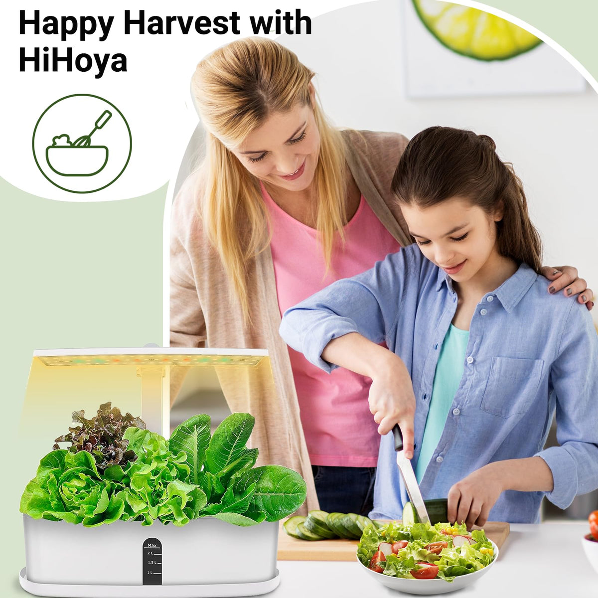 HiHOYA seed pod system fits many hydroponic brands for easy upgrades