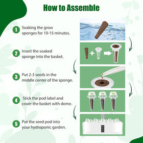 HiHOYA included tweezers for precise transplanting.