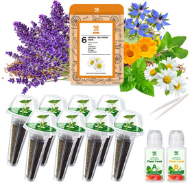 HiHOYA Lavender Seed Pod Kit 8-pack ready for indoor hydroponic germination.