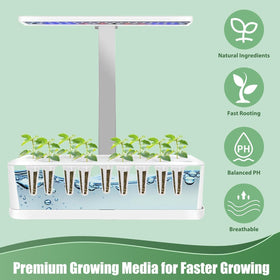 HiHOYA light-shielding stickers reduce light and speed germination.