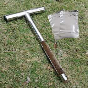 HiHydro 12-inch stainless steel soil probe for precise sampling.