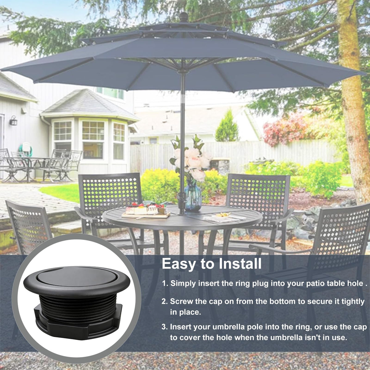 HIJOYPAL setup demonstrates wind resistance for outdoor dining spaces