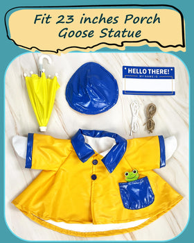 Ropes and pins stabilize accessories for a durable outdoor display.