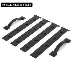 Hillmaster magnetic door handle adds decorative detail with drill-free setup