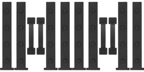 Hillmaster magnetic garage door hinge for durable industrial style and security