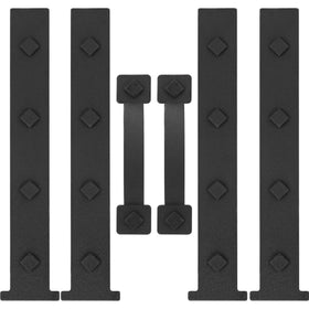 Hillmaster garage door hinges 4-piece set with strong magnets for secure metal doors
