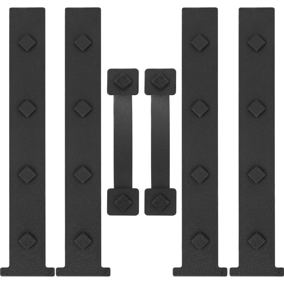 Hillmaster garage door hinges 4-piece set with strong magnets for secure metal doors