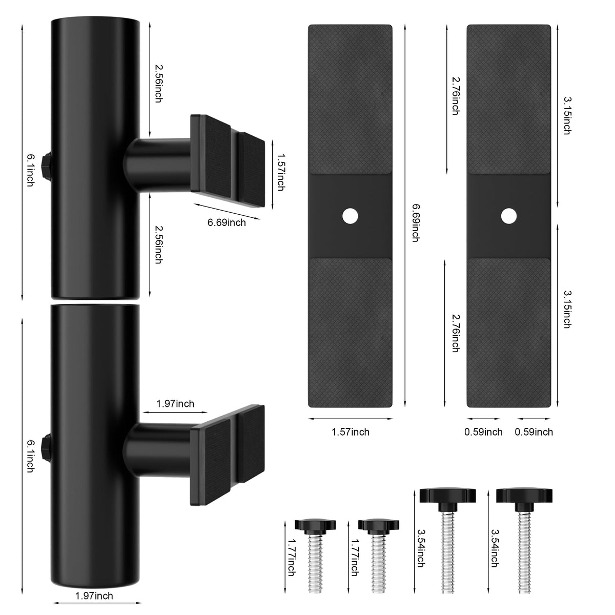 HILLMASTER heavy-steel-umbrella-holder rustproof for long outdoor use