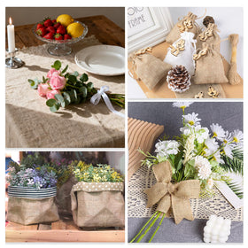 Himake burlap roll provides frost protection for plants