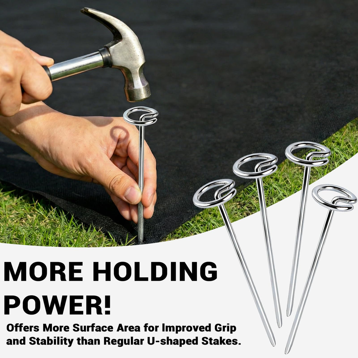 Himake complete kit supports edging, weed barriers, tarps, and decor.