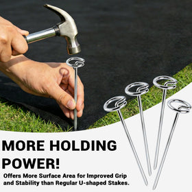 Himake complete kit supports edging, weed barriers, tarps, and decor.