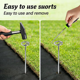 Himake dome-top pins provide larger contact area for secure hold.