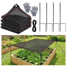 Himake garden shade cloth blocks 70% of UV rays while remaining breathable.