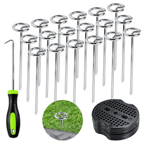 Himake 6-inch landscape pin with round dome top anchors fabric securely.
