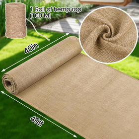 Himake natural burlap fabric for outdoor garden projects