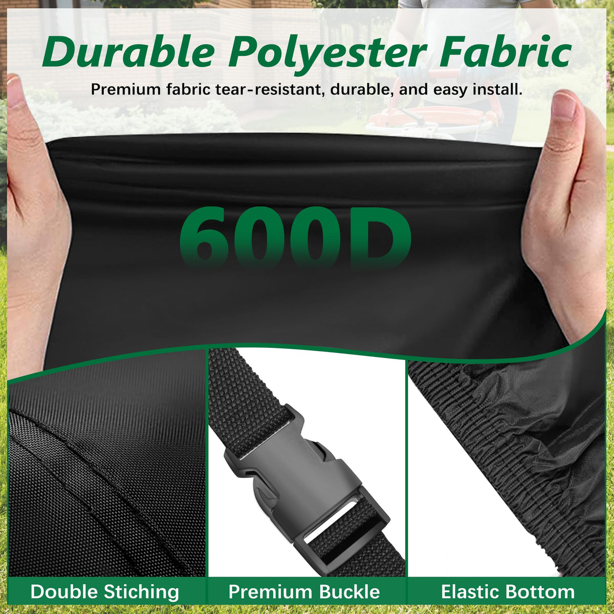 Himal Outdoors 600D fabric closeup shows rugged protection.