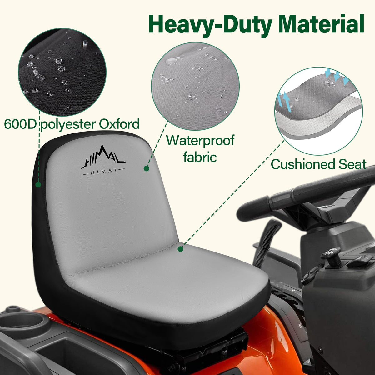 Himal Outdoors elastic hem allows quick, secure installation.