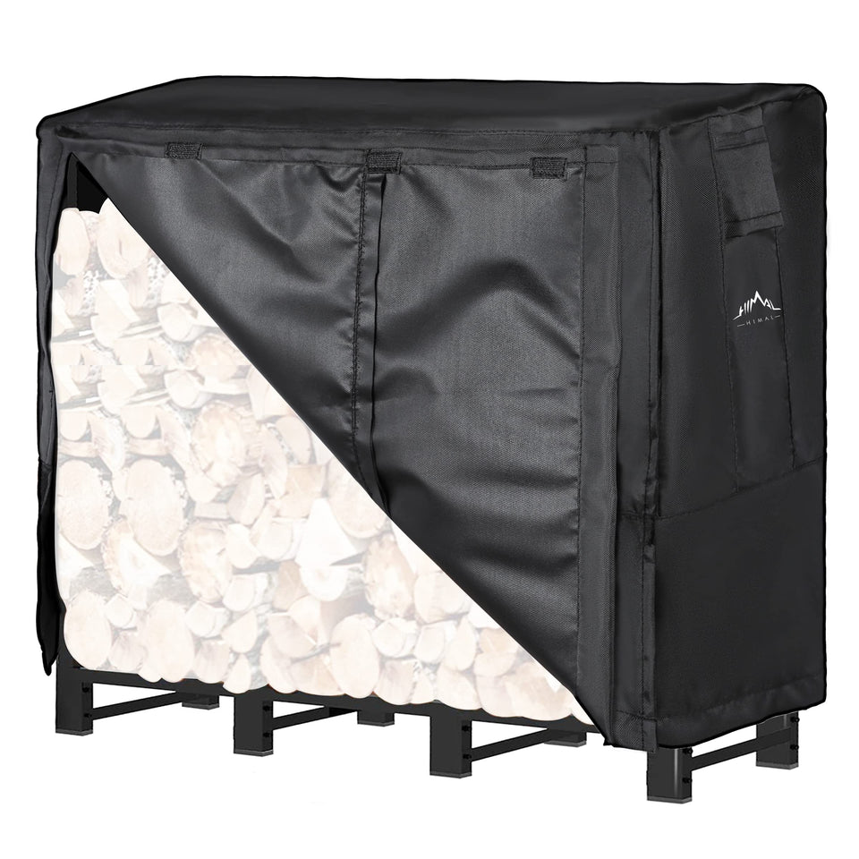 Himal Outdoors Himal 4ft cover front view protects wood with waterproof, durable fabric