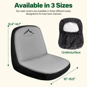 Himal Outdoors seat cover back pockets keep gloves and tools handy.