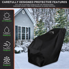 Himal Outdoors bottom elastic feature demonstrating secure fit on blower
