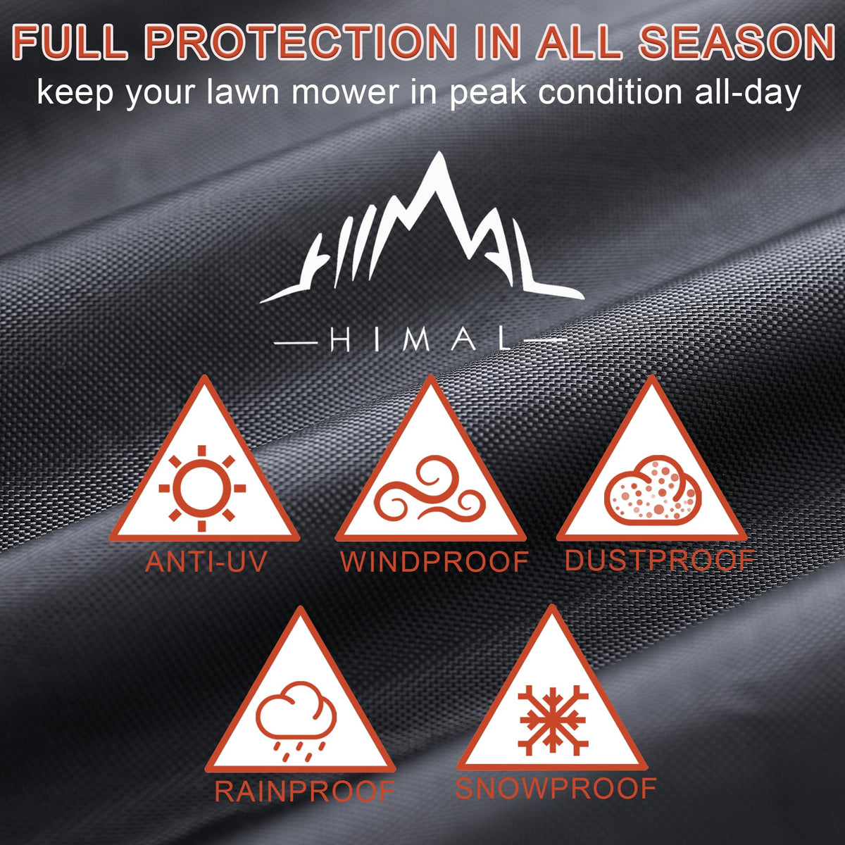 Himal Outdoors waterproof 600D Oxford fabric prevents rain intrusion and condensation