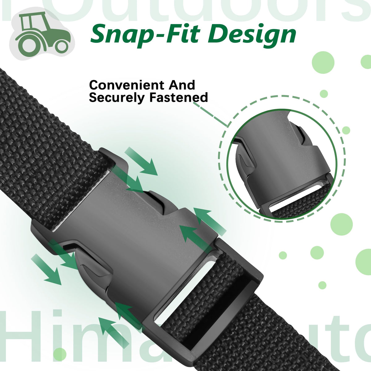 Himal Outdoors easy-setup cover with drawstring provides wind-resistant fit.