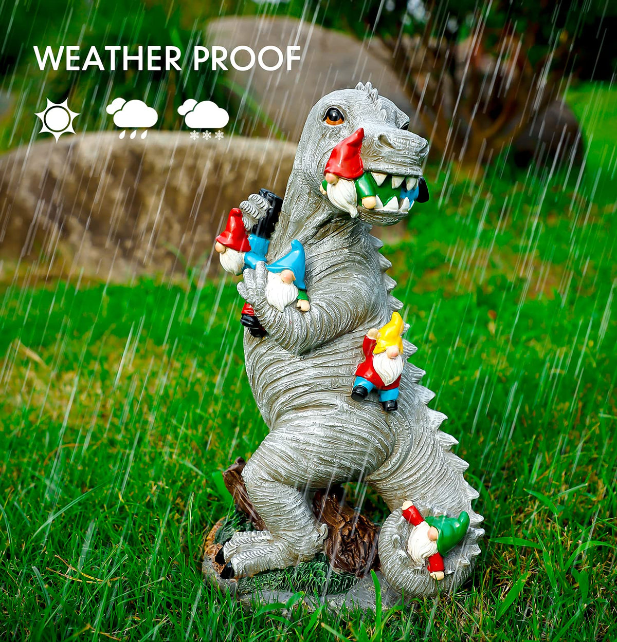 Himaweek UV coating protects the statue from fading.