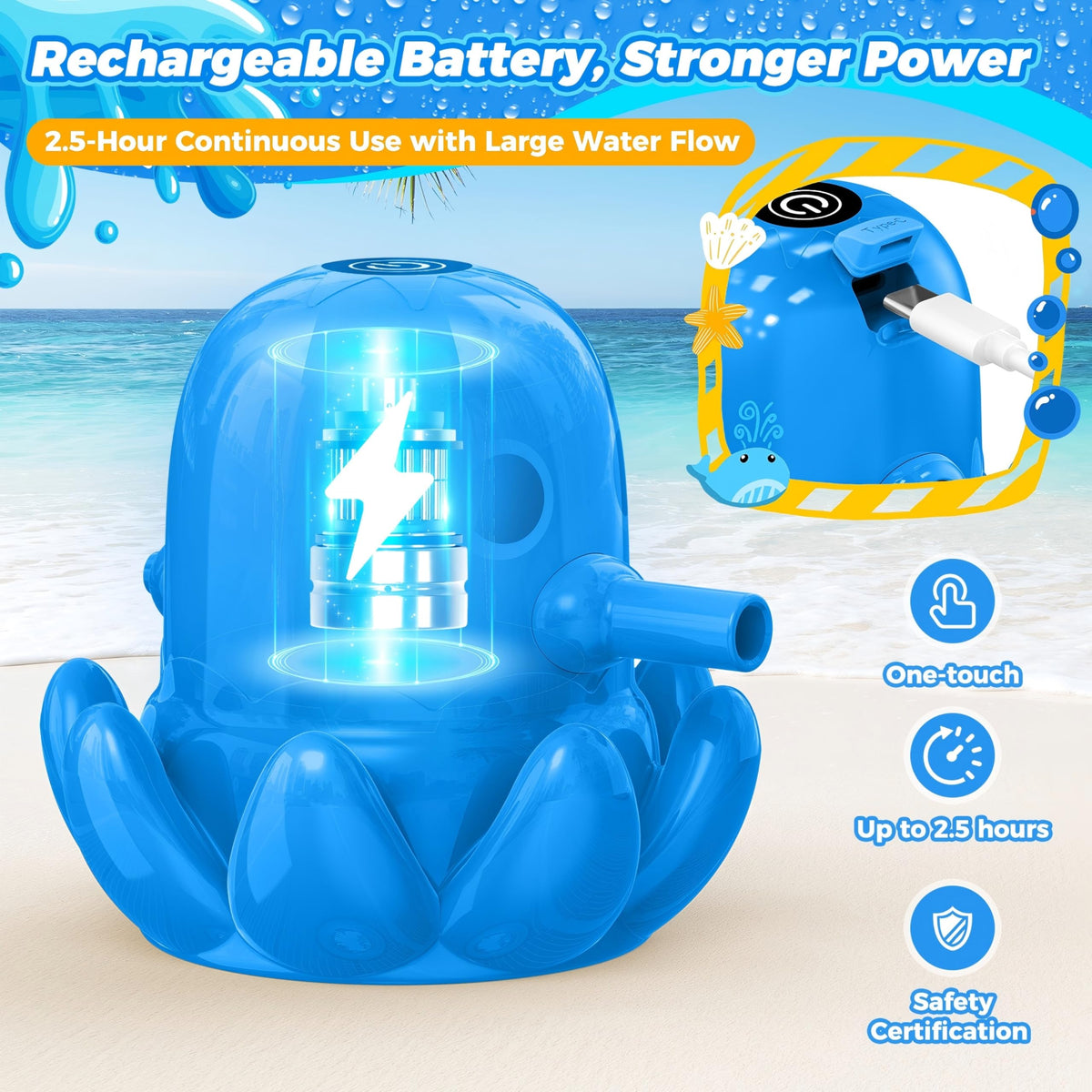 Hinastar water table pump adjustable tubing fits any water table setup.