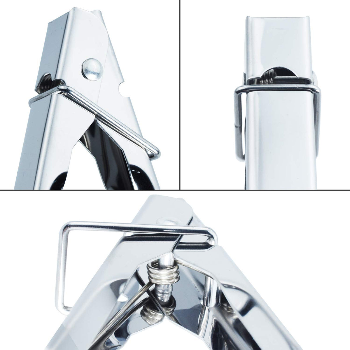 HINMAY 9-inch tongs with clamshell head for secure grip and release