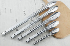 HINMAY durable, food-grade tongs ideal for kitchen and barbecue tasks.